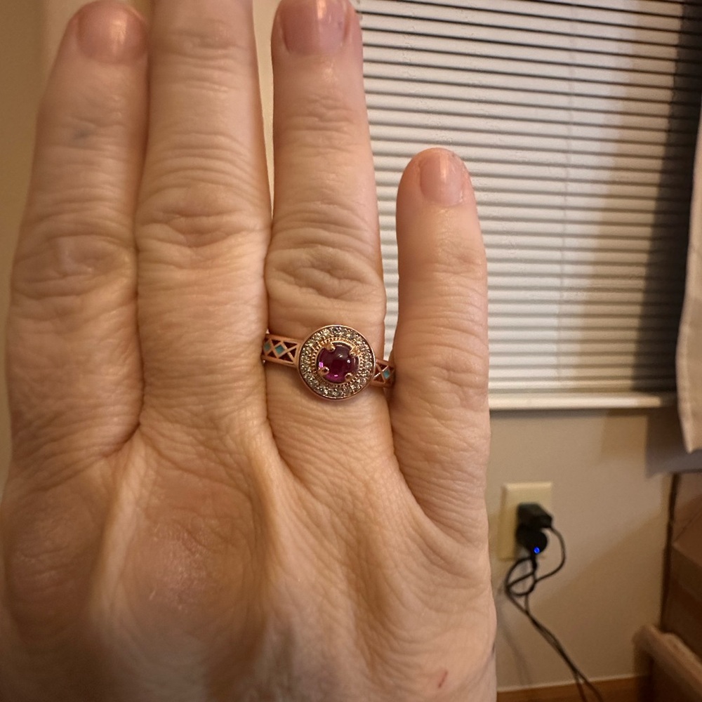 Serene Western- competitive spirit ring- Ruby- New-Size 9